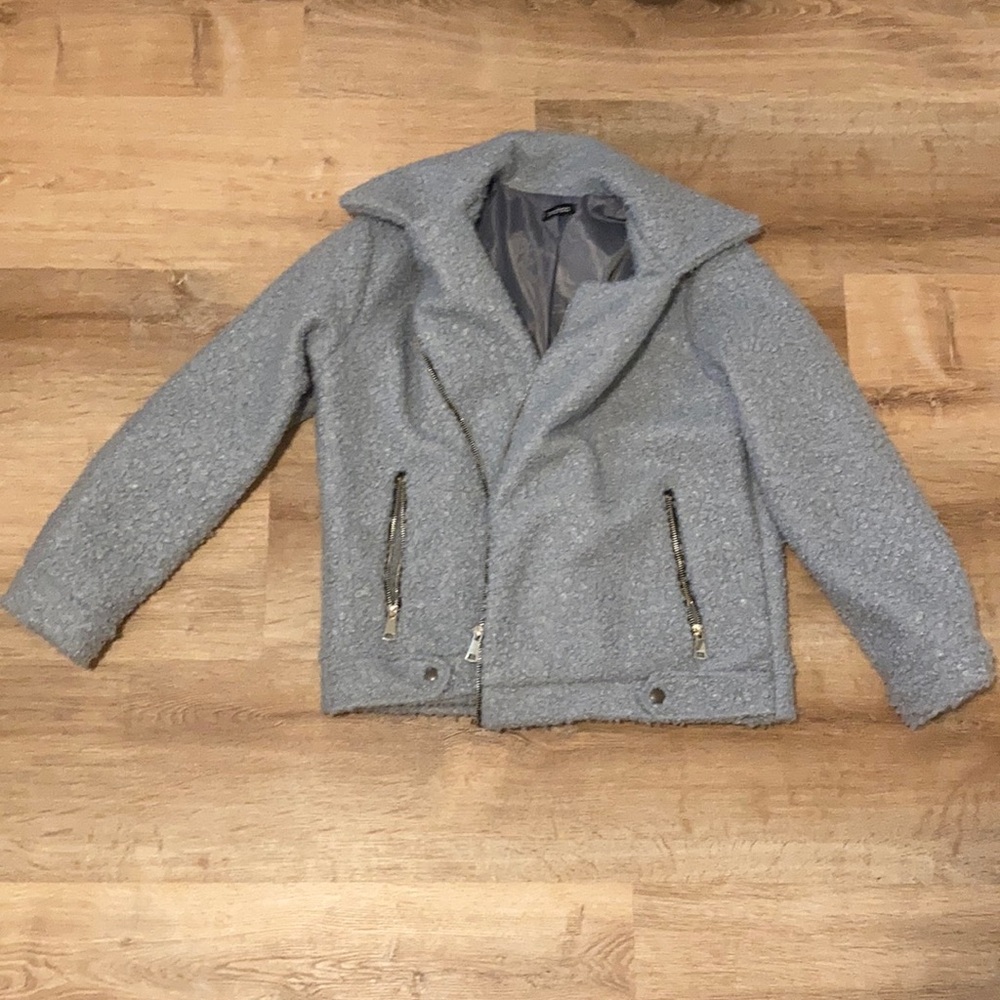 gray coat